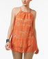 Alfani Lace Peplum Halter Top